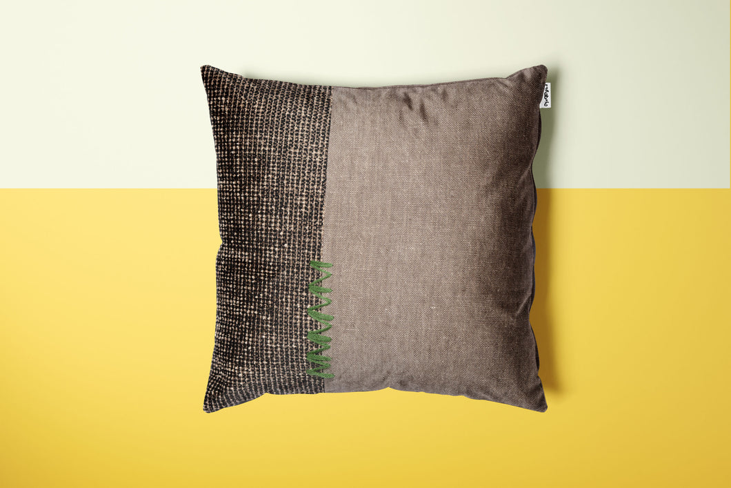 CUSCINO - Brown Jacquard